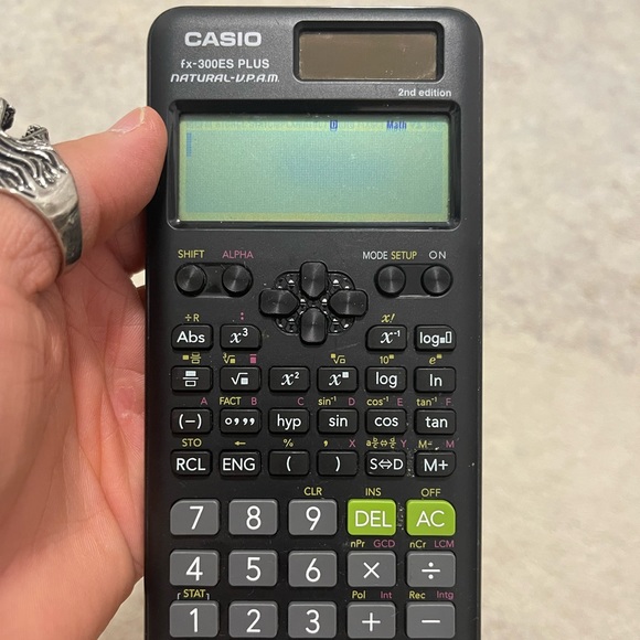 EUC Casio fix-300ESPLUS2 2nd Edition Standard Scientific Calculator In Black - Picture 5 of 8